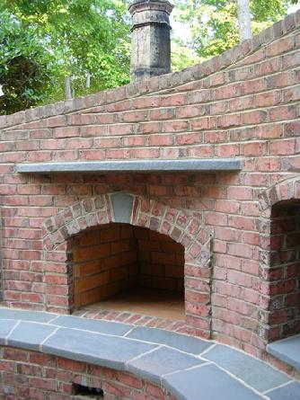mantle embedded into the wall