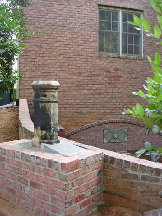 antique chimney cap finishes the fireplace
