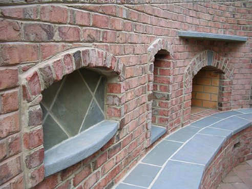 bluestone accents and attention to detail