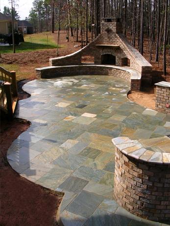 asian bluestone patio 